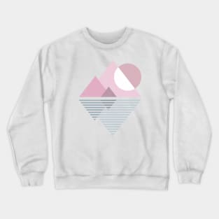 80s Mountain Sunset Crewneck Sweatshirt